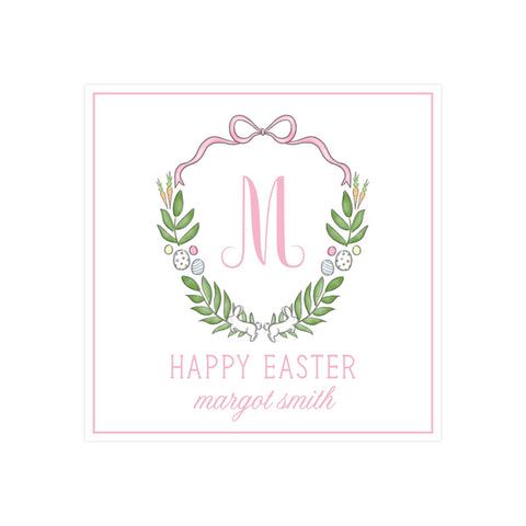 GIRL WATERCOLOR CREST | EASTER