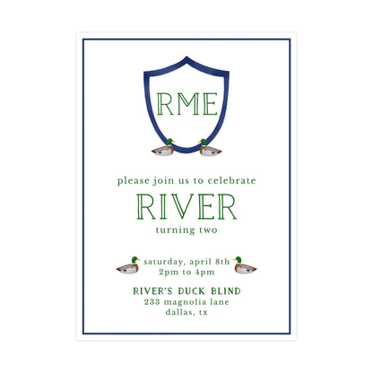 MALLARD DUCK | INVITATION