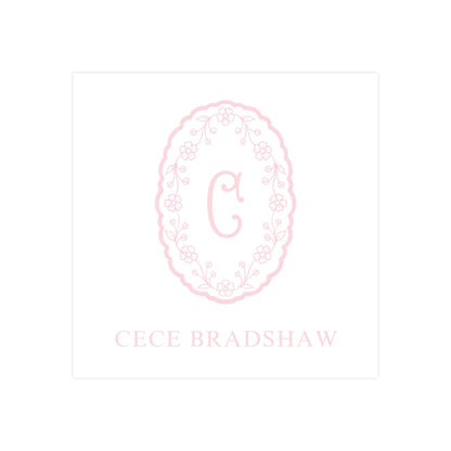 Printable Monogram Gift Tag, Printable Enclosure Card, Monogrammed Gift Tag, Personalized Calling Card, Personalized Enclosure Cards